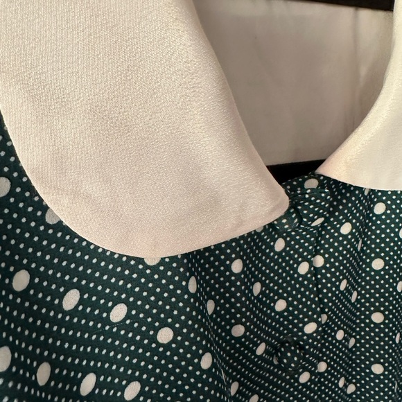 Polka dot collared dress - Picture 5 of 6
